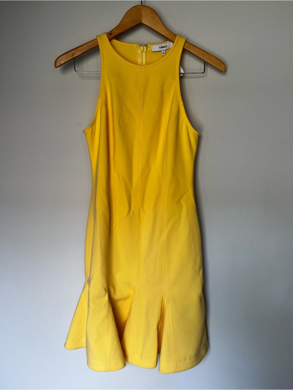 Likely Yellow Sleeveless Dress
